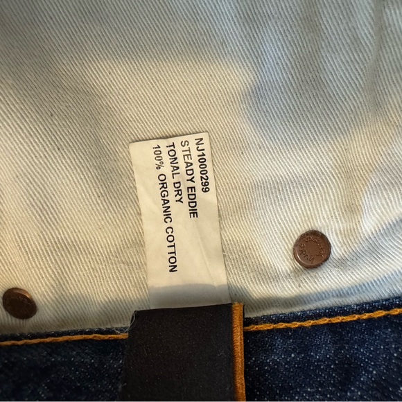 Nudie Steady Eddie Dry Mens 34/34 - Picture 3 of 7
